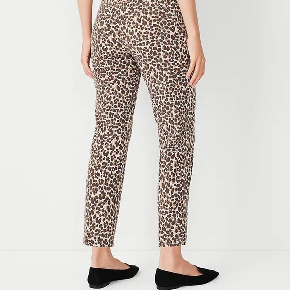 Ann Taylor Animal Print Slim Pant For Women New - Picture 8 of 9